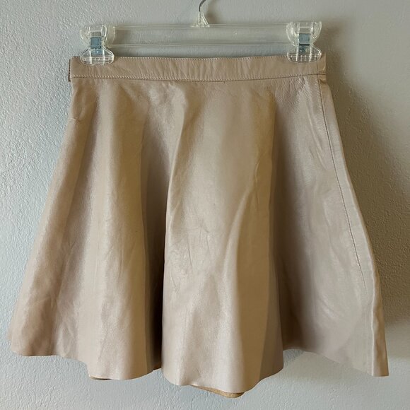American Apparel Leather Circle Skirt - Picture 2 of 5